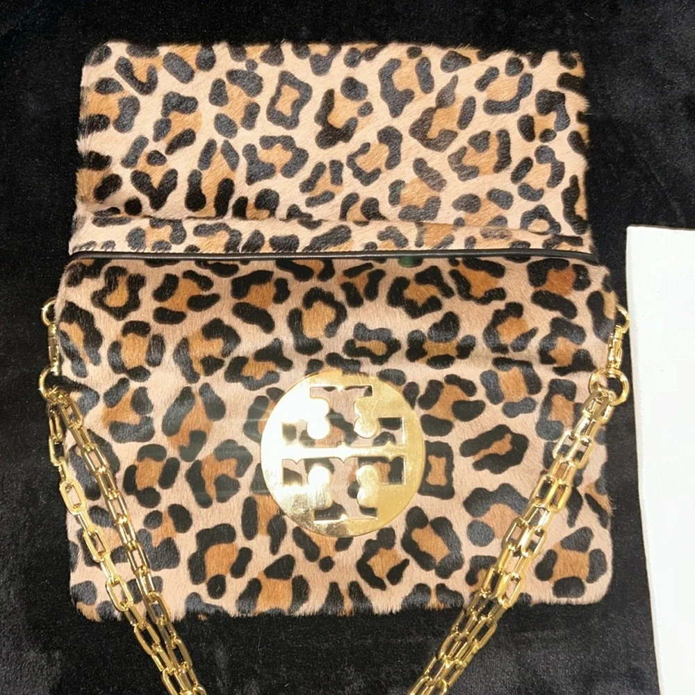 Vintage Tory Burch Pony hair purse with dust bag - Picture 7 of 11